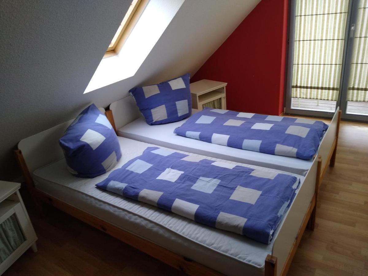 Maisonettewohnung auf 2 Etagen mit zwei Balkonen Barth Exterior foto